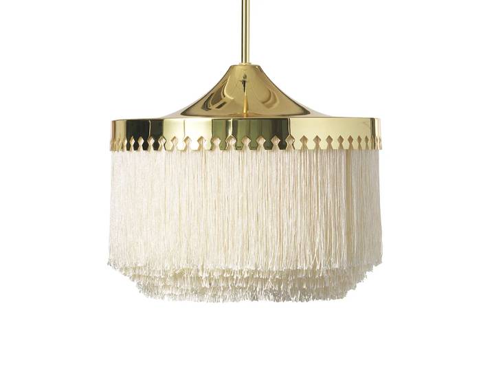 Warm Nordic Fringe hanglamp cream white, groot