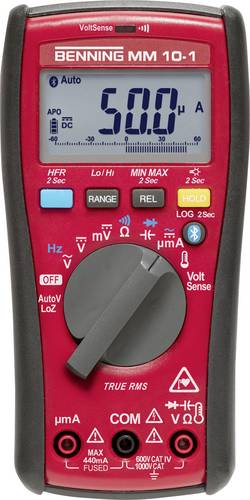 Benning MM 10-1 Hand-Multimeter digital Datenlogger, LoZ CAT IV 600V Anzeige (Counts): 6000