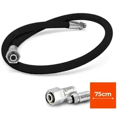 Miflex Extreme MD-Schlauch 3/8 Zoll - 75 cm - Schwarz