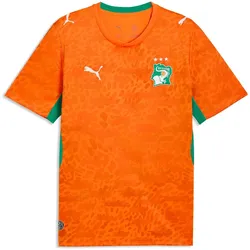 PUMA Elfenbeinküste Heimtrikot WM 2026 Herren 01 - rickie orange/sport green XS
