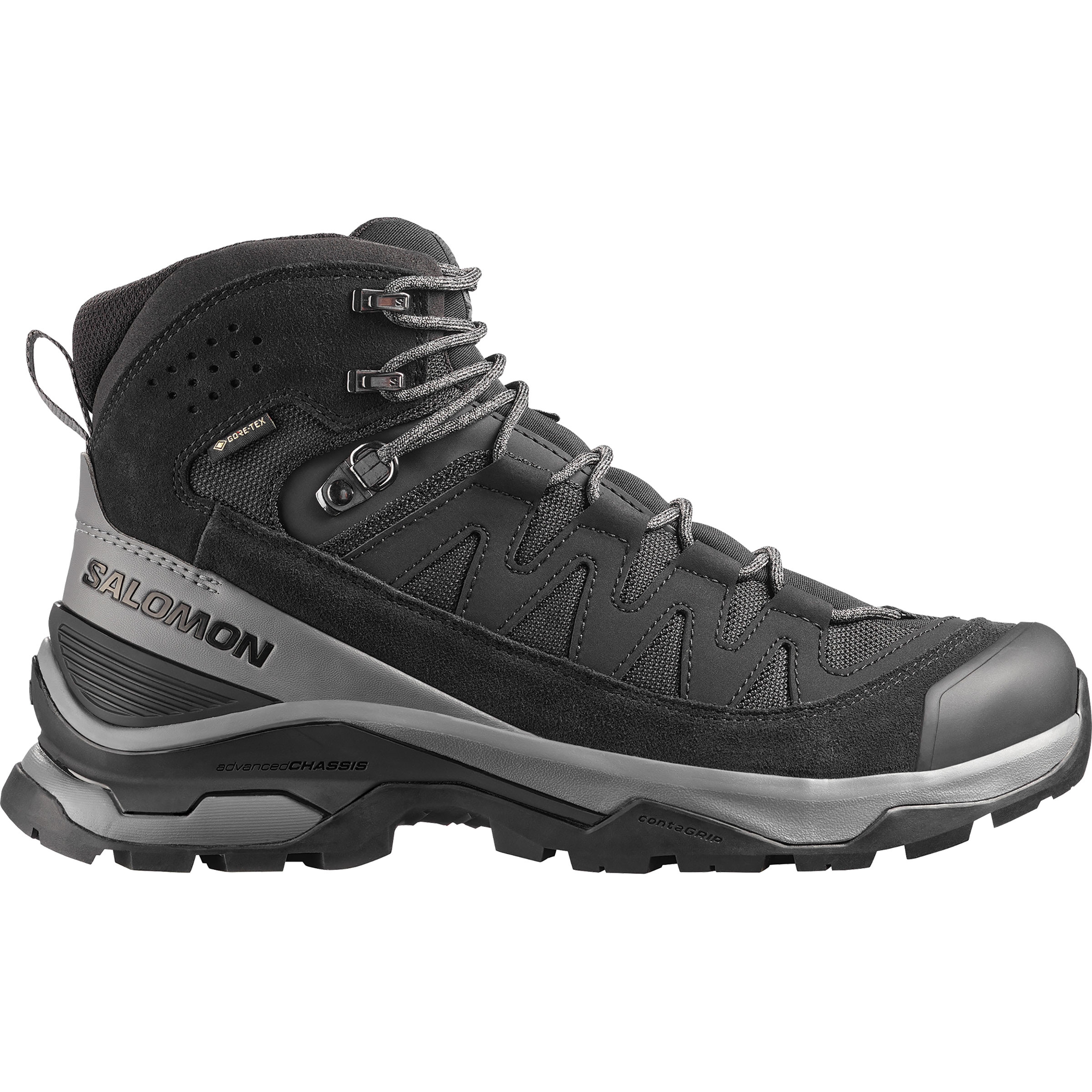 Salomon Quest Echo GTX Herren Wanderschuhe schwarz Größe 44 Camping Wasserdicht