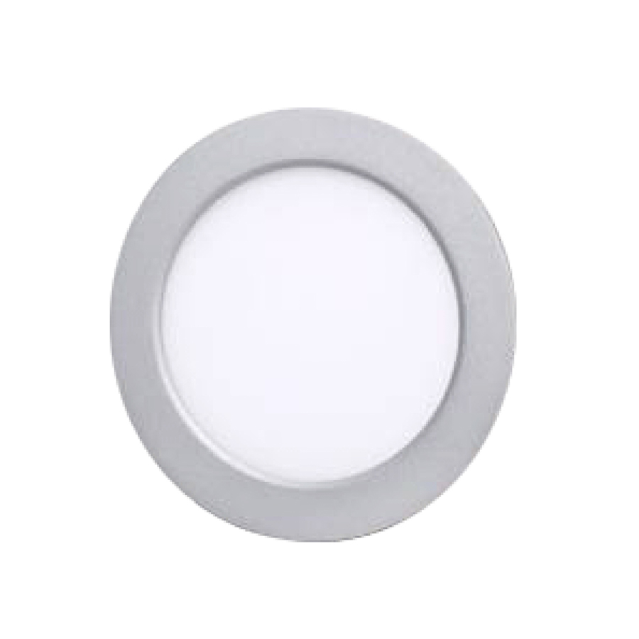 Mobilux LED-Einbauleuchte MOBiLED PANEL 180R 12 W 3000K silber 02501060 4251399703591