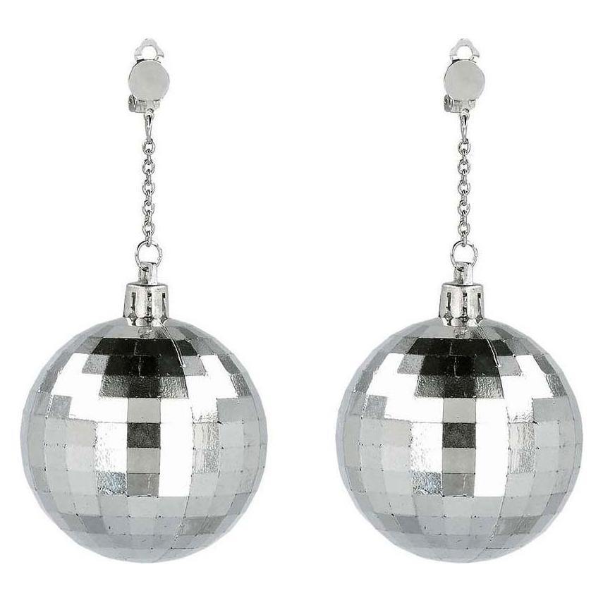 Boland 1 Paar Ohrringe Disco Fever Spiegelball (8712026644299)