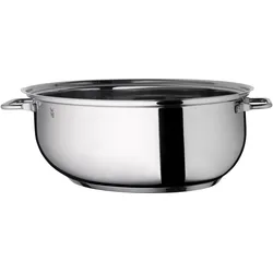 WMF Bräter mit Glasdeckel, Pfanne + Kochtopf, Silber