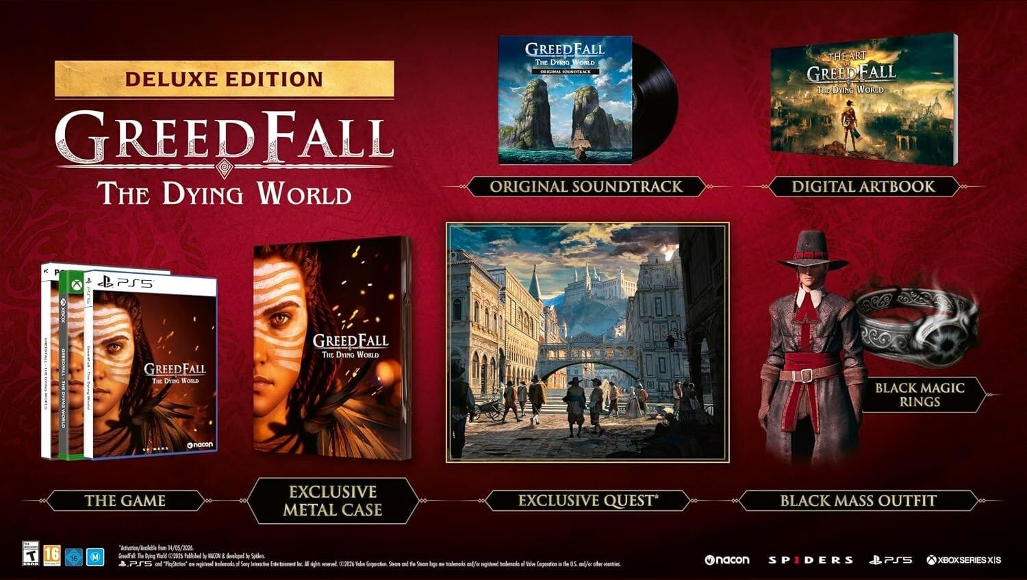 MAXIMUM ENTERTAINMENT UK LTD Greedfall: The Dying World - Deluxe Edition Playstation 5 (Disc)