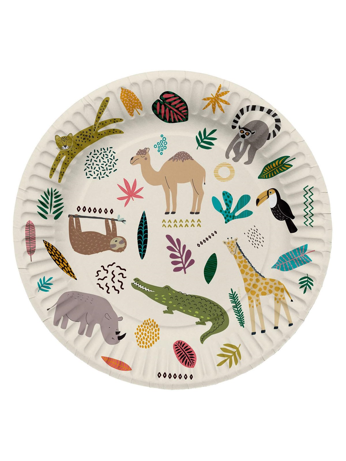 Folat BV Plates Zoo Party 8pcs.