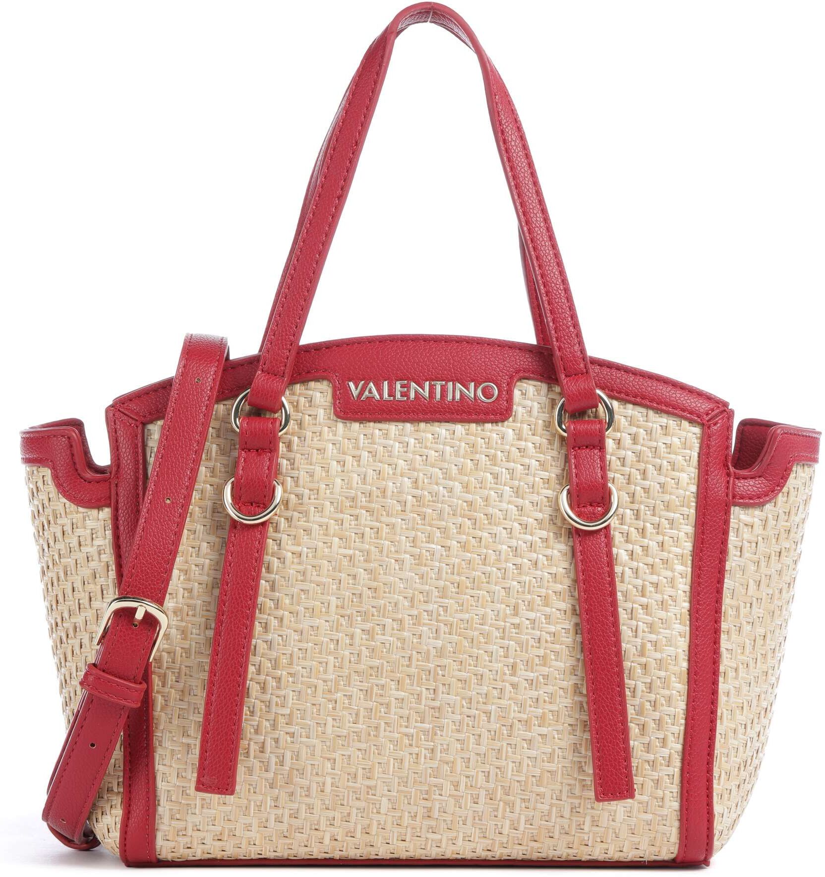 Valentino Bags Demetra Handtasche, beige,rot