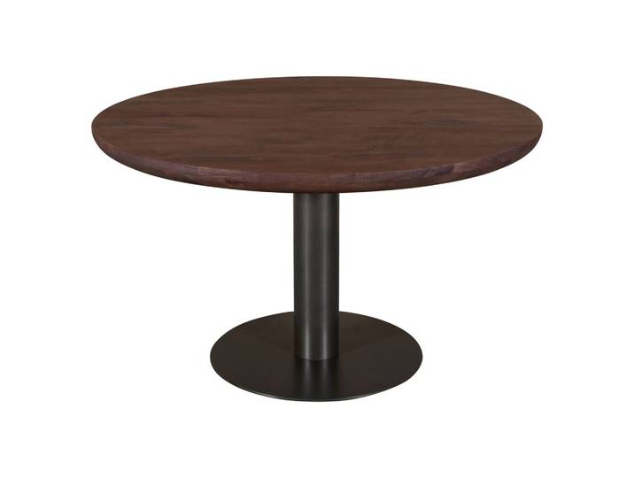 Esstisch Baldwin spicebrown Ø130 cm, Mangoholz & Eisen, Richmond