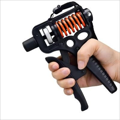 Uplifted Finds Adjustable Hand Grip Strengthener Professional 5165 Kg Heavy Gripper For Forearm & Finger Strength black