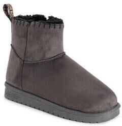 Women's Tatum Bootie by MUK LUKS in Grey (Size 9 M)