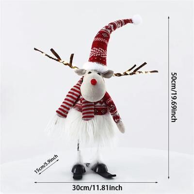 Uplift Treasures Large Standing Lighted Christmas Reindeer Figurine m