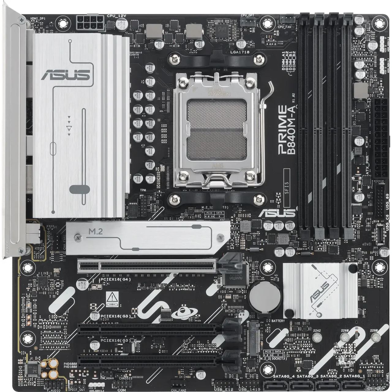 Asus Prime B840M-A-CSM AMD B840 So.AM5 DDR5 mATX Retail
