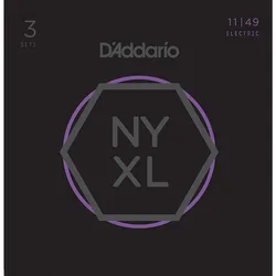 D’Addario NYXL1149-3P 3-Pack - Saiten E-Gitarre