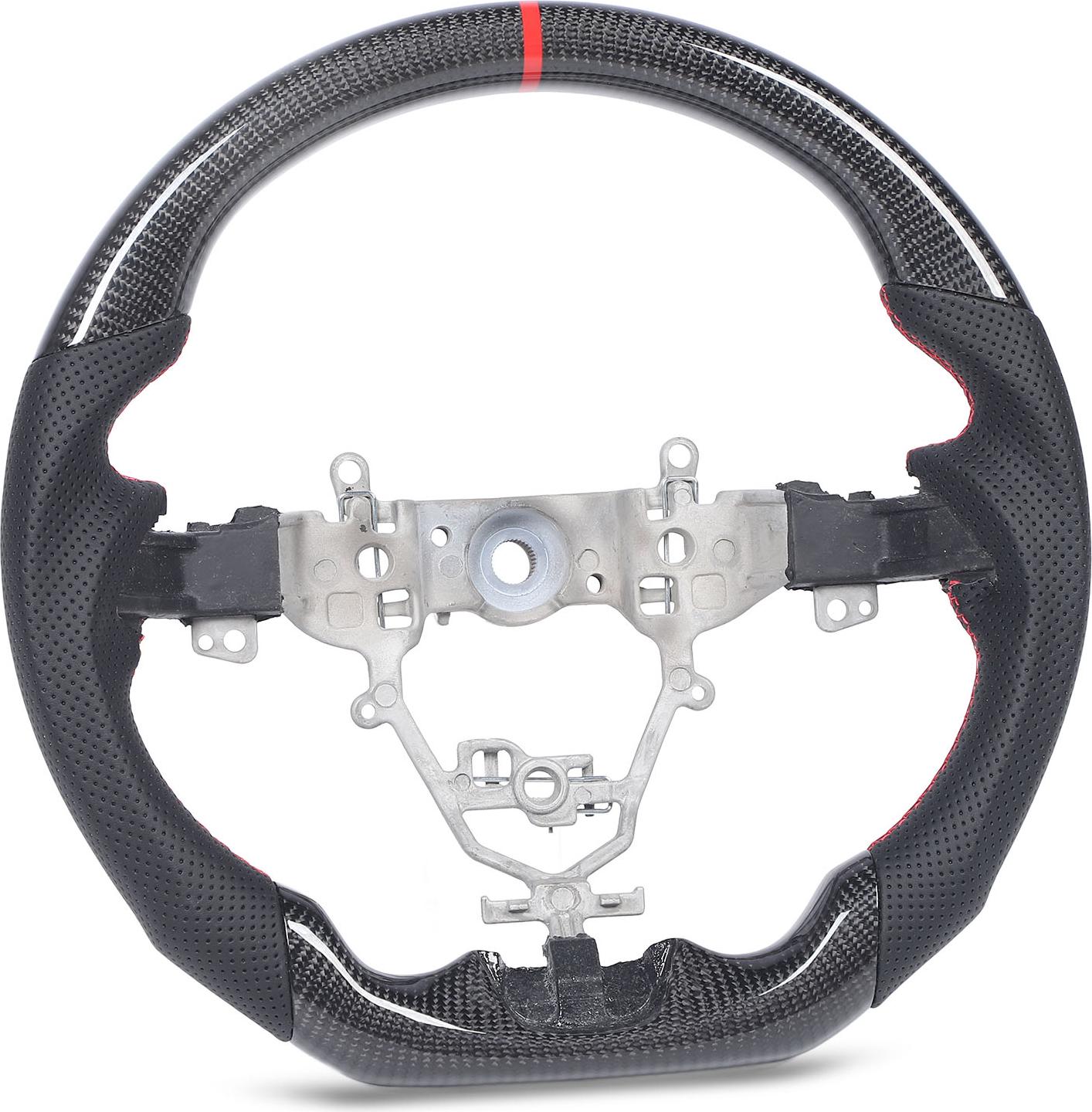 Kohlefaser-Lenkrad, perforiertes Leder, Ersatz für Jimny JB64W JB74W JC74W 2019+