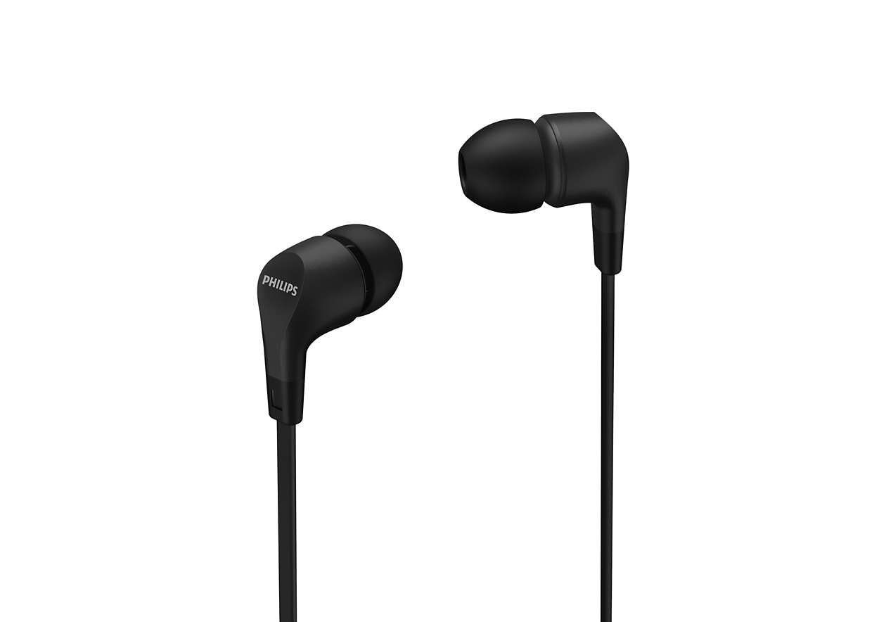 Philips TAE1105BK/00 kabelgebundene In-Ear Kopfhörer 3,5mm schwarz