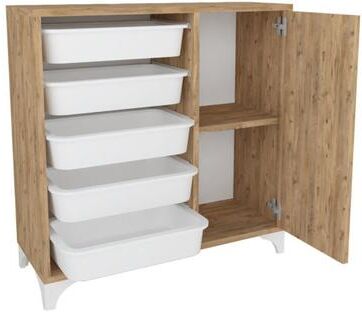 Costway Buffet Cabinet Sideboard with Storage and Removable Drawers