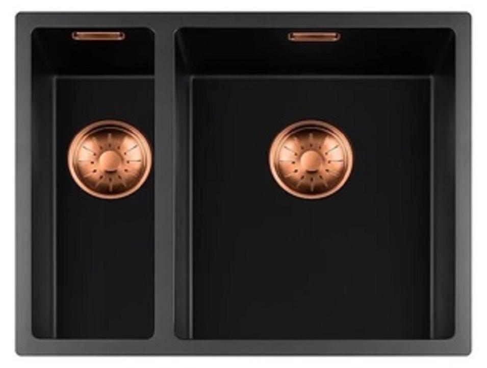 Togo Spülbecken 1534BQ-FU-Copper Schwarz