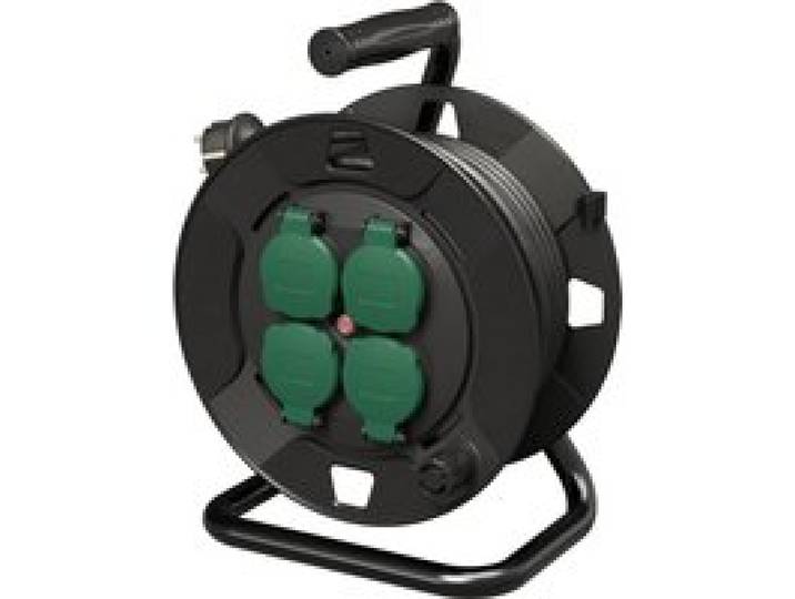 PARKSIDE® Enrouleur de câble IP44 25m (enrouleur de câble électrique / 4 prises électriques)
