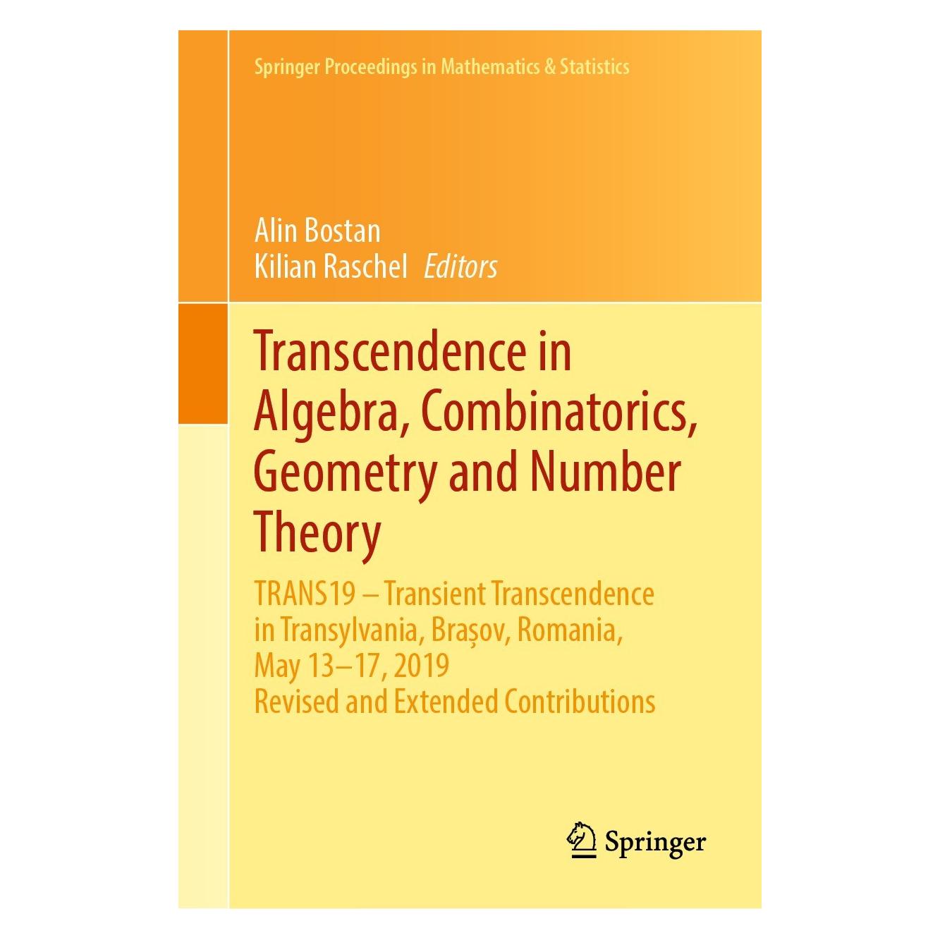 Springer Transcendence in Algebra, Combinatorics, Geometry and Number Theory (Englisch, Hardcover, Alin Bostan, Kilian Raschel) (9783030843038)