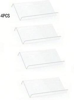 Uplifted Finds 4 Tier Expandable Acrylic Drawer Spice Rack Tray 4 Pcs