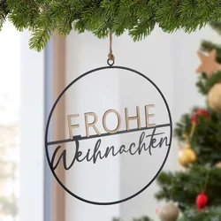 Deko Hänger ""Frohe Weihnachten""