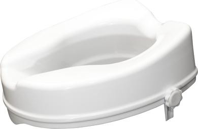Aidapt Verhoogde toiletbril 10 cm - Ergonomisch zonder deksel - Wit
