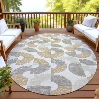 Addison Rugs Machine Washable Indoor/ Outdoor Modern Jay Chantille Rug
