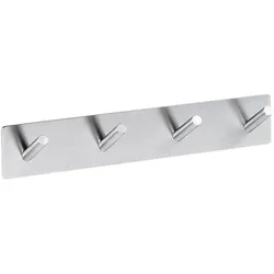 Brillantbad BEASY Hakenleiste Edelstahl gebürstet 38x255x45 mm für Bad & Küche >> zum Kleben
