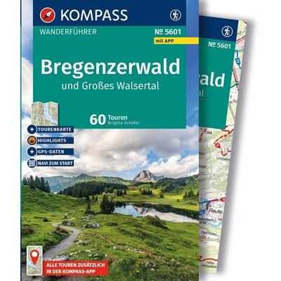 KOMPASS Wanderführer Bregenzerwald und Großes Walsertal, 60 Touren mit Extra-Tourenkarte, Taschenbuch von Brigitte Schäfer, KOMPASS Freytag & Berndt,