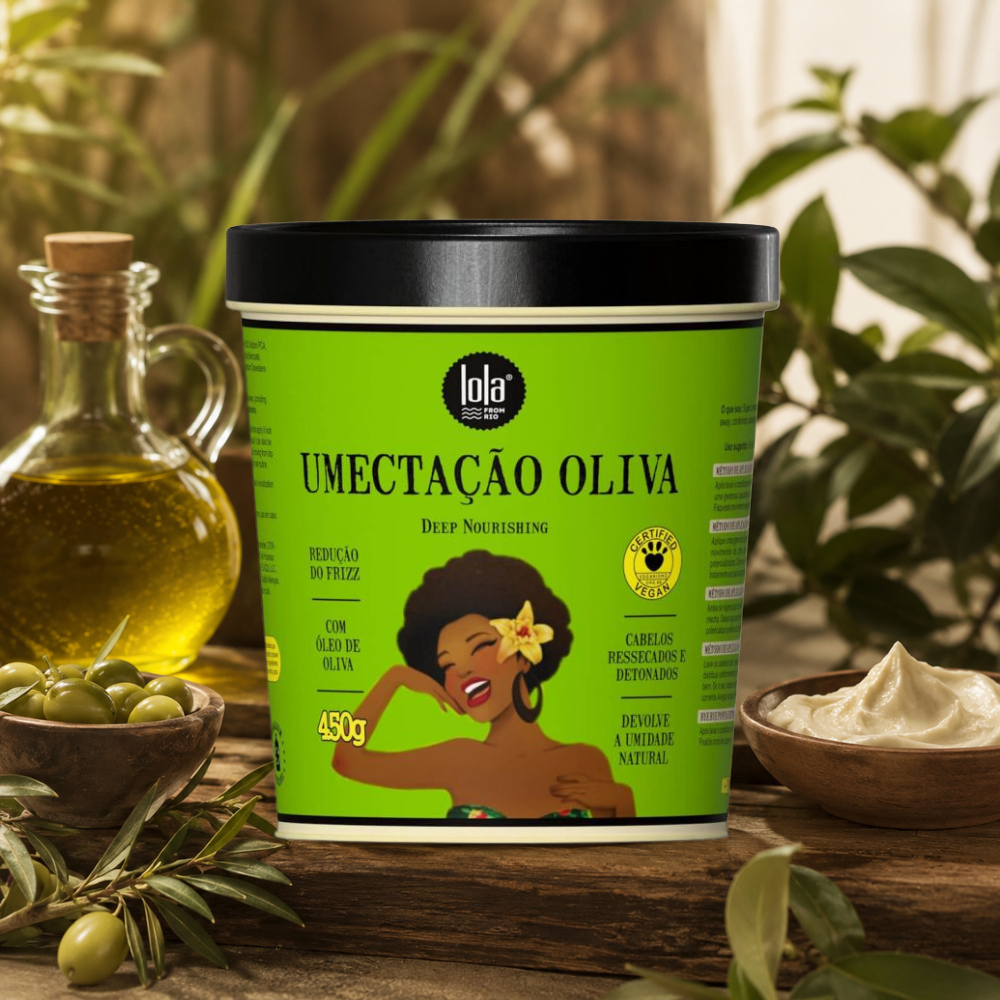 Lola Cosmetics Umectação Oliva Deep Nourishing Hair Mask 450g