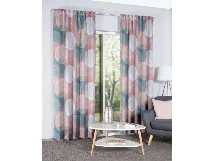 Fertigschal Millan 135 x 245 x 1cm Pink/Türkis/Pink