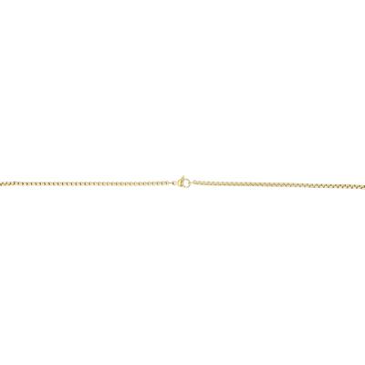 Gliederkette ADELIA´S "Halskette – Venezianerkette aus Edelstahl 60 cm", gold (schwarz), Halsketten, Damen, 60cm, Edelstahl, Gliederkette, Geschenkidee: zeitlos und vielseitig