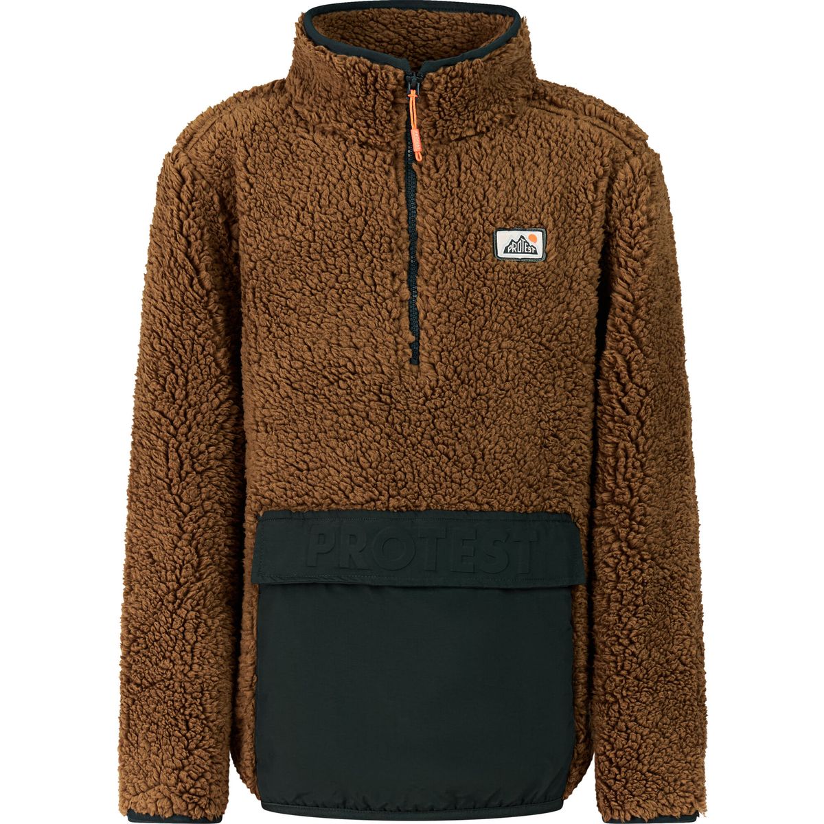 Protest Prtstamps JR Outdoor 1/4 Zip top sandy brown (805) 164 31862000-805-164