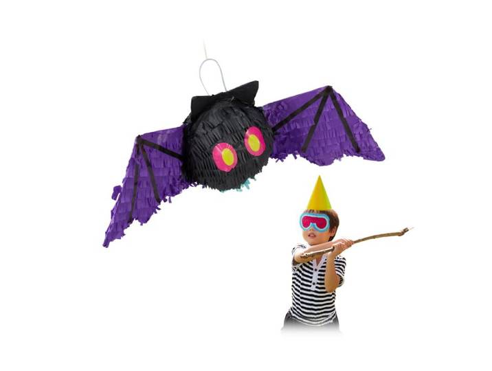 Relaxdays 4 x Pinata Fledermaus