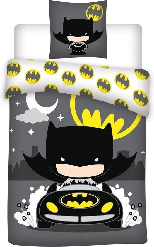 Batman Dekbedovertrek Batmobile Katoen 140 x 200 cm