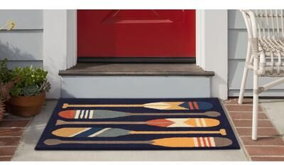 Lush Decor Frontporch Paddles Indoor/Outdoor Rug