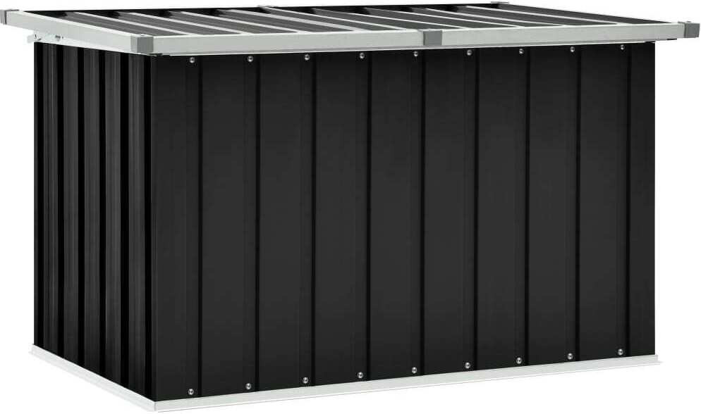The Living Store Gartenbox, antraciet, B: 109 cm, D: 67 cm, H: 65 cm