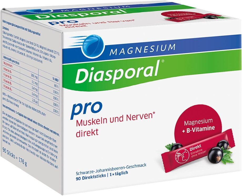 Magnesium-Diasporal® Pro Muskeln und Nerven direkt Direktgranula
