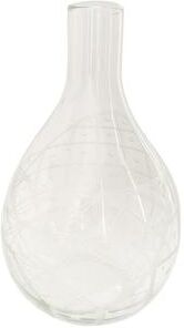 Storied Home "Hand-Blown Etched Reclaimed Glass Pitcher - 7.0""L x 7.0""W x 11.5""H - 7.0""L x 7.0""W x 11.5""H"