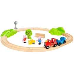 BRIO World - Peppa Wutz Eisenbahn-Set / Eisenbahnset für Kinder ab 3 Jahren