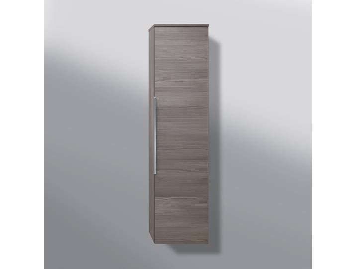 Bad Hochschrank Seitenschrank Griffleiste H/B/T 141,6/35/32,5cm, vormontiert