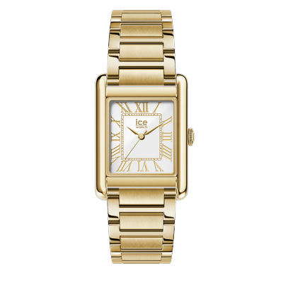 Quarzuhr ICE-WATCH "ICE power", gold, Armbanduhren, Damen, Quarzuhr, Armbanduhr, Damenuhr, Edelstahlarmband, analog
