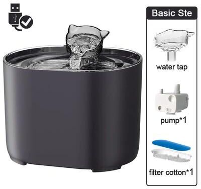 Inspire Essentials Intelligent Pet Water Fountain With Ultra Quiet Pump And Filter System 3