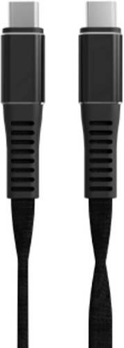Leba Innovation USB-Ladekabel USB-C Stecker, USB-C Stecker 1.20m Schwarz NCABLE-LE-UC-UC-1.2M