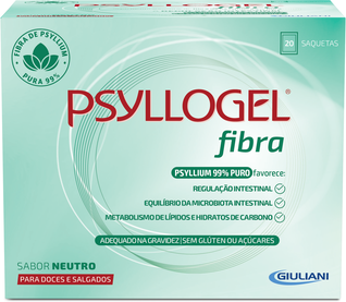 Psyllogel Suplemento Saquetas Alívio Obstipação Fibra 20 saquetas
