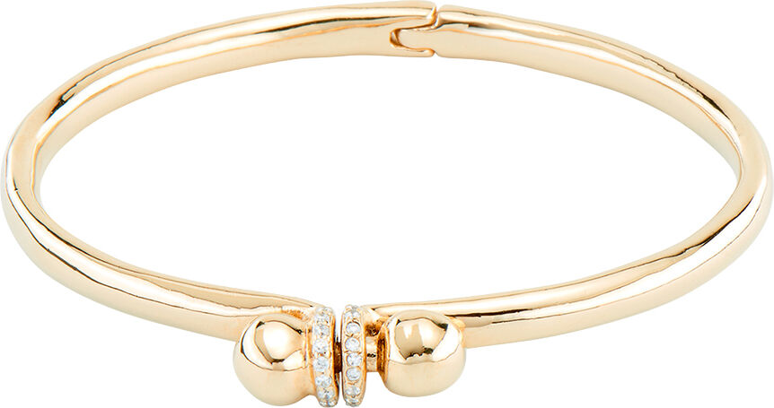 UNOde50 Pulsera rígida bañada en oro con topacios  U