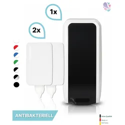 SET: Schaumseifenspender manuell, Blanc Cosmos versch. Farben+2x 1-Liter Schaumseife antibakteriell - PRODUKTSET