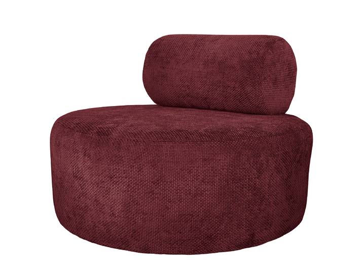 Drehsessel Rot Chenille Edisa 88 x 70 x 88cm