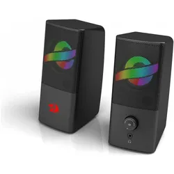 Redragon Luftkabel -Lautsprecher schwarz, PC Lautsprecher, Schwarz