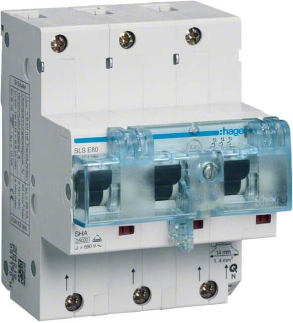 Hager Interrupteur SLS 3P E-80A pour HS HTN380E (HTN380E)